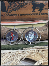 Load image into Gallery viewer, Dennis Edaakie sterling silver inlay bird spinner pendants
