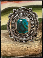 Load image into Gallery viewer, Leonard Maloney Turquoise Concho Ring
