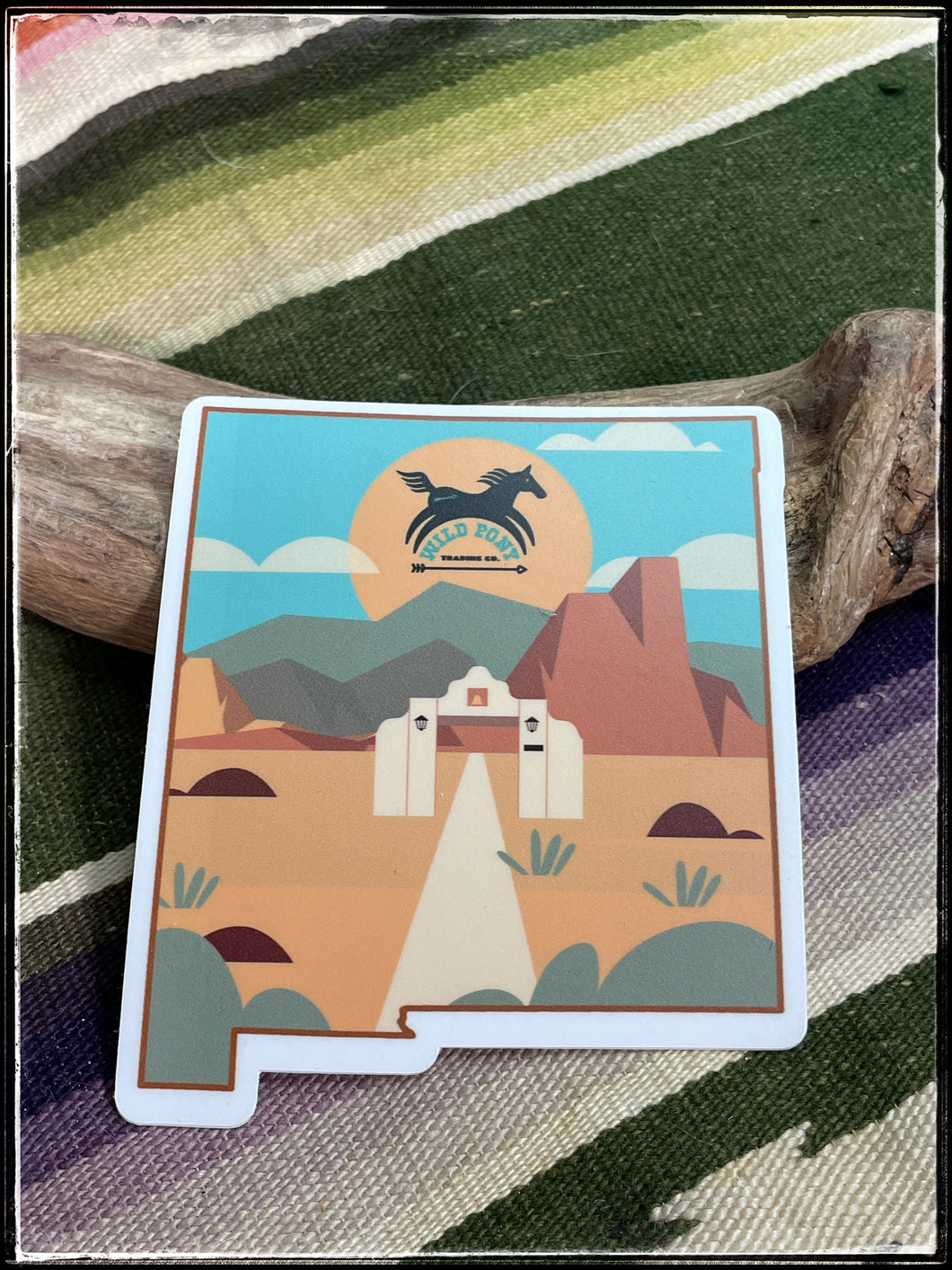 New Mexico Landscape Sticker