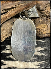 Load image into Gallery viewer, Sterling silver and turquoise pendant from Running Bear Studio
