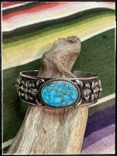 Load image into Gallery viewer, Darryl Becenti brilliant blue turquoise cuff
