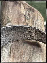 Load image into Gallery viewer, Virgil Reeder turquoise stone tufa cast cuff -  hallmark
