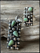 Load image into Gallery viewer, Chimney Butte green Turquoise pendant. Ring Not included. 
