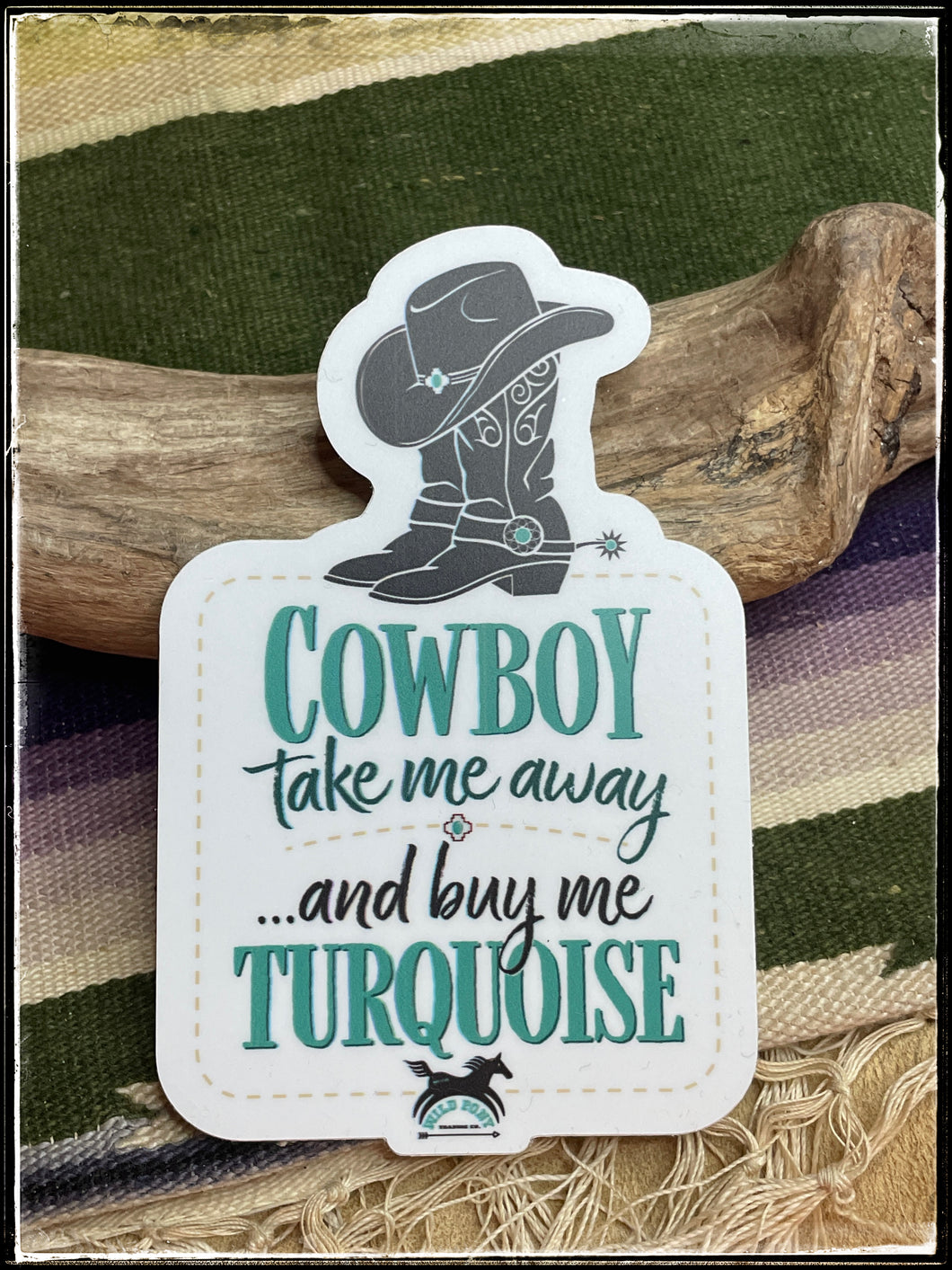 Cowboy Take Me Away.... Sticker