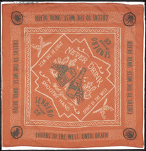Load image into Gallery viewer, Sendero Provision Co. - Spirit of the West bandanas. A collection  of 5 designs - Shootin&#39; hand
