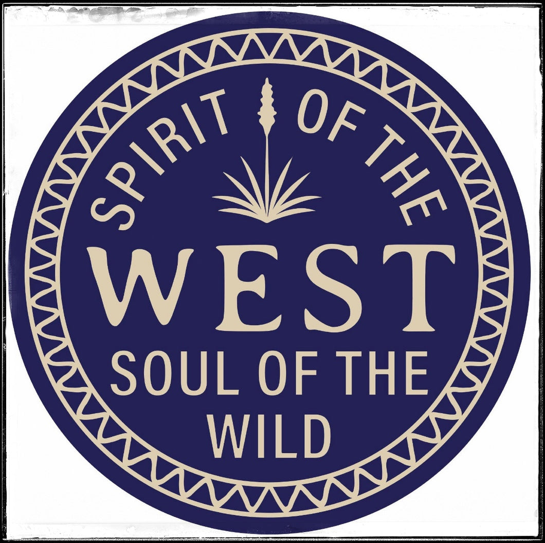 Spirit of the West Soul of the Wild vinyl die cut sticker